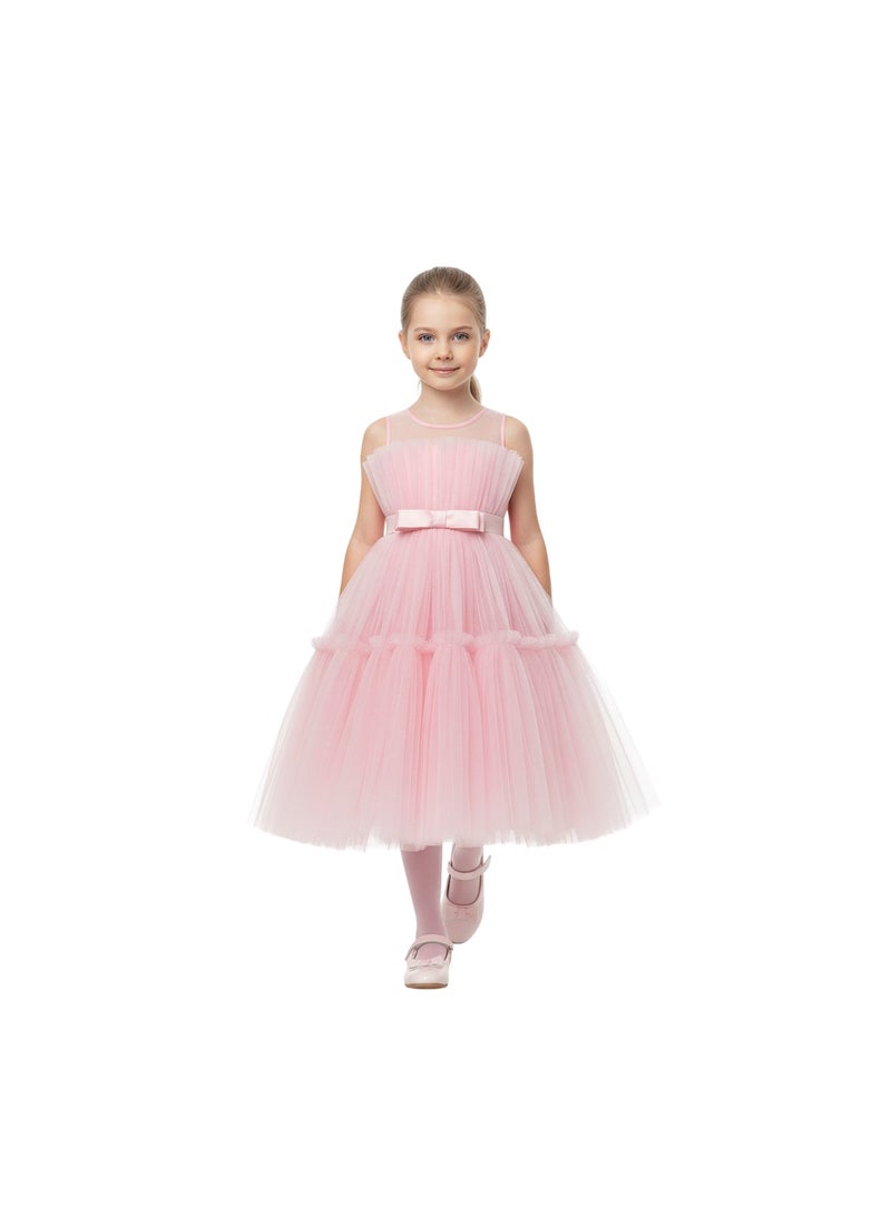 D'Daniela Layered Tulle Dress - Image 4